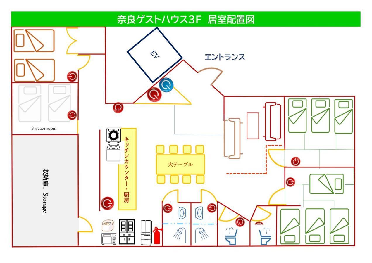 Nara Guesthouse 3F Eksteriør billede